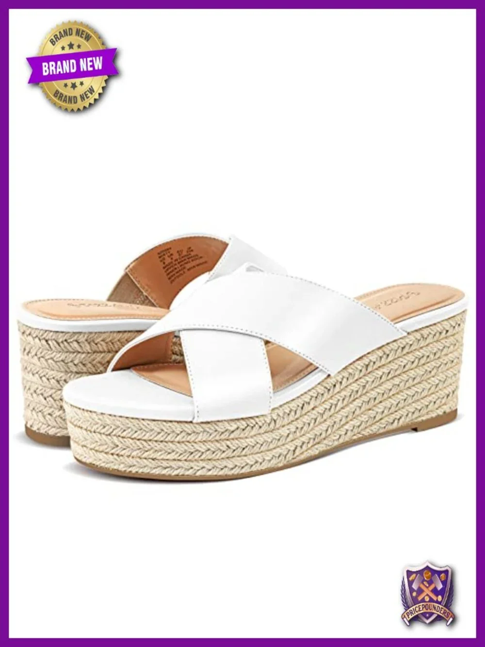 Criss Cross Platform Wedge Sandals Open Toe Espadrille Heels Slide